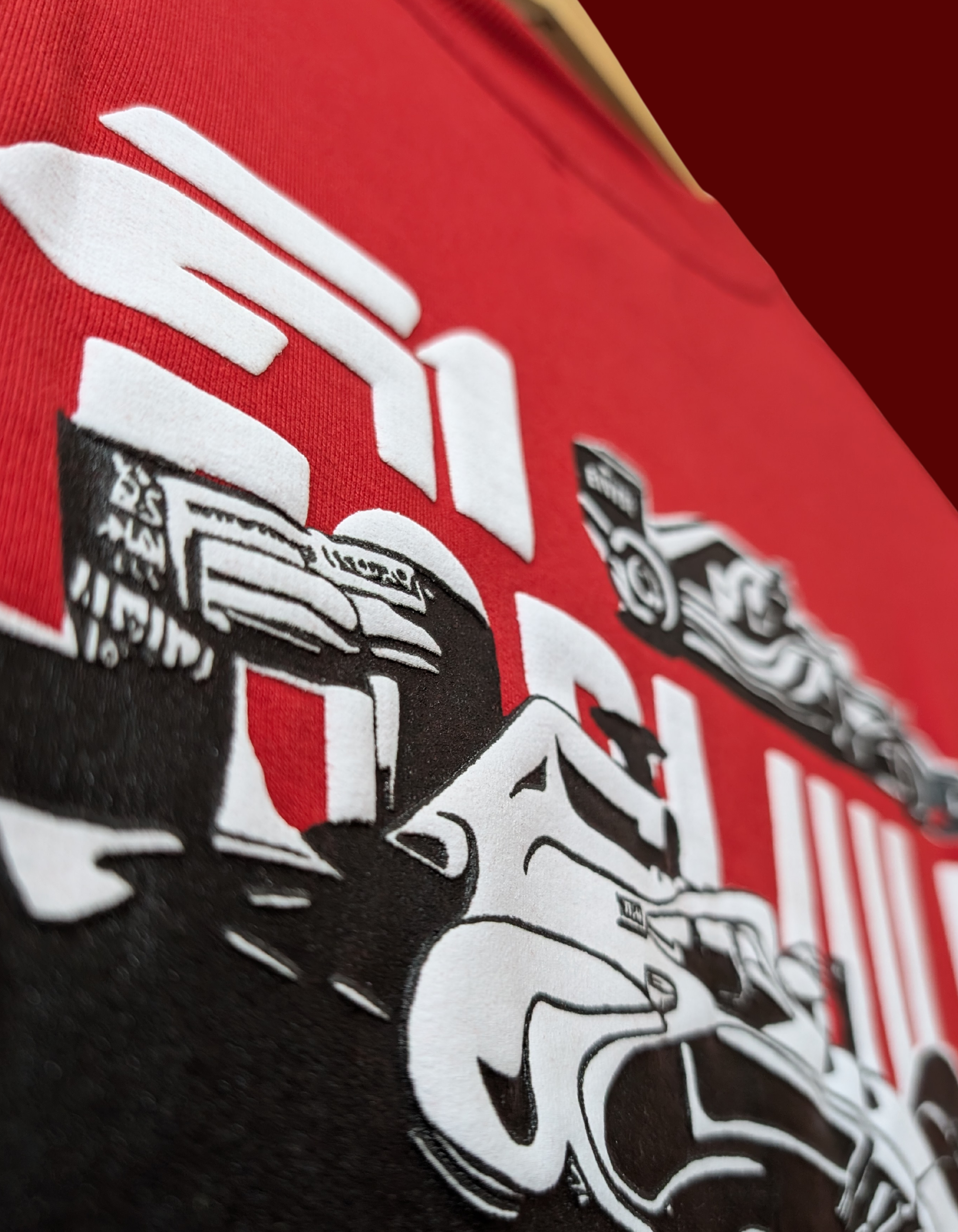 F1 RED OVERSIZE T SHIRT