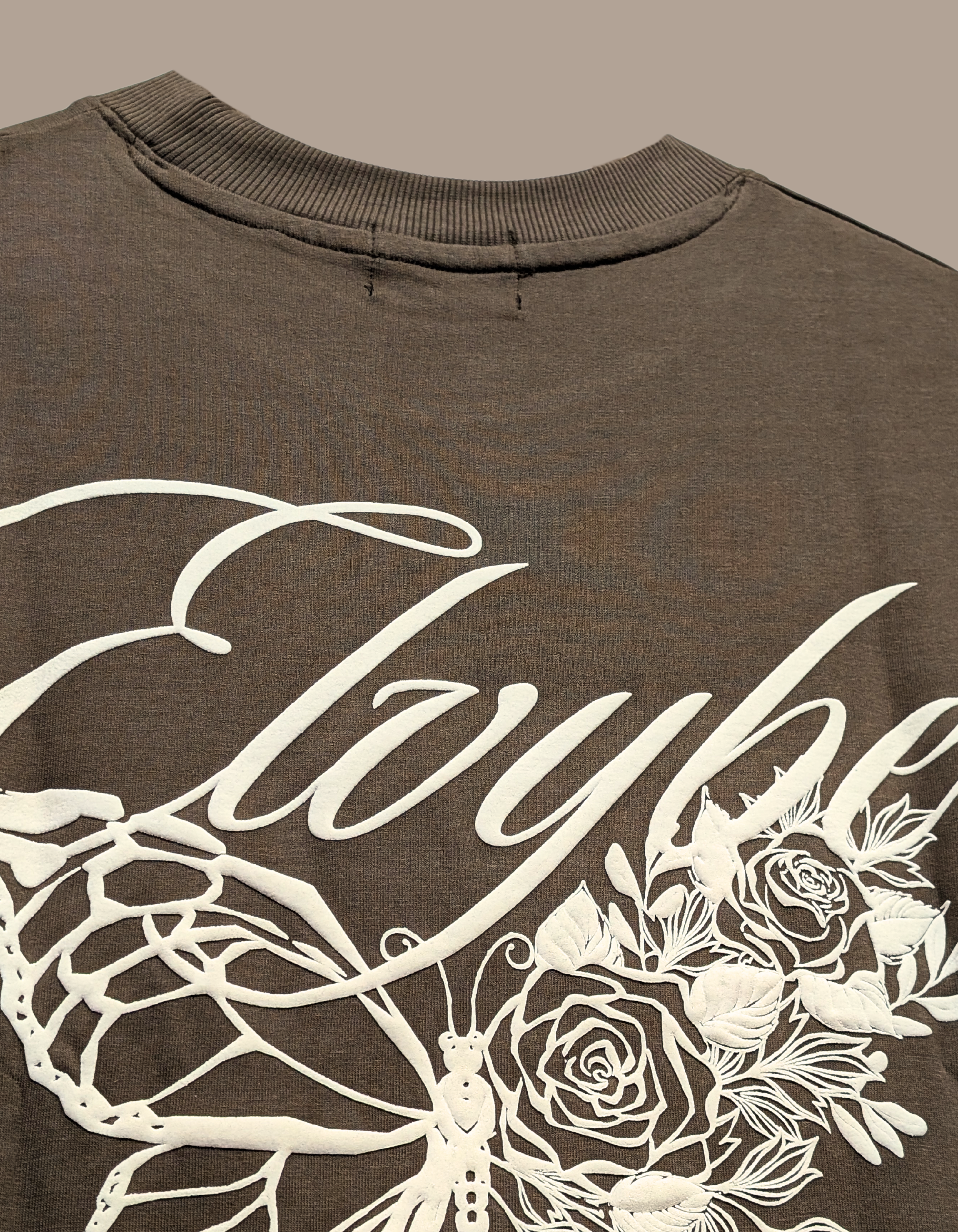 BROWN FLY OVERSIZE T SHIRT