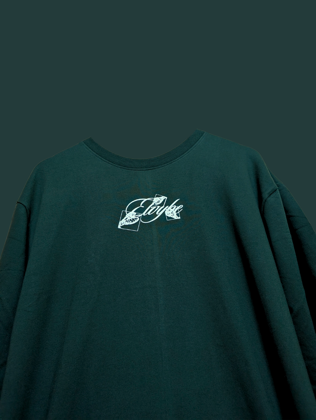 OLIVE OVERSIZE FULL SLEEVE T SHIRT ELVYBE