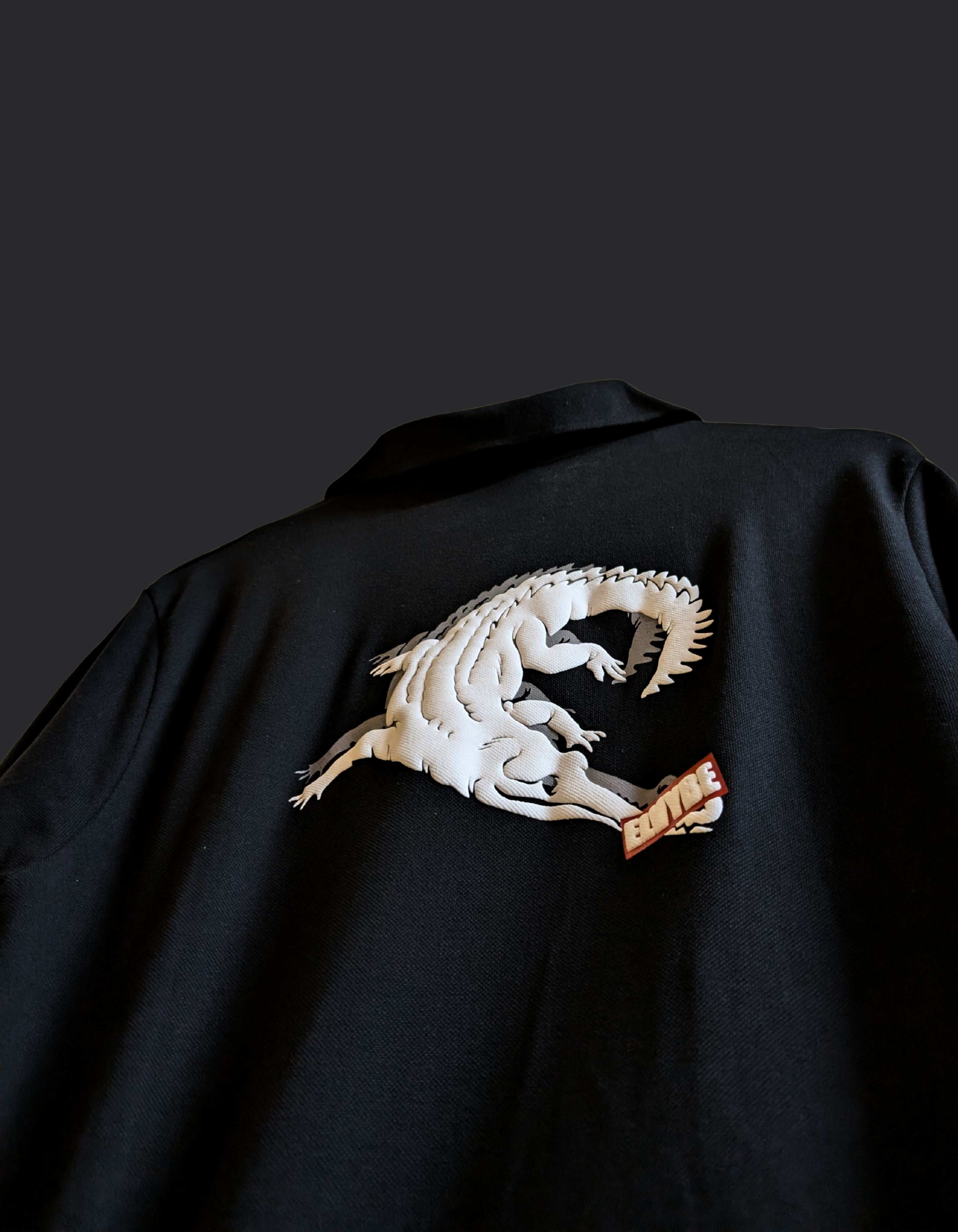 Polo zipper black