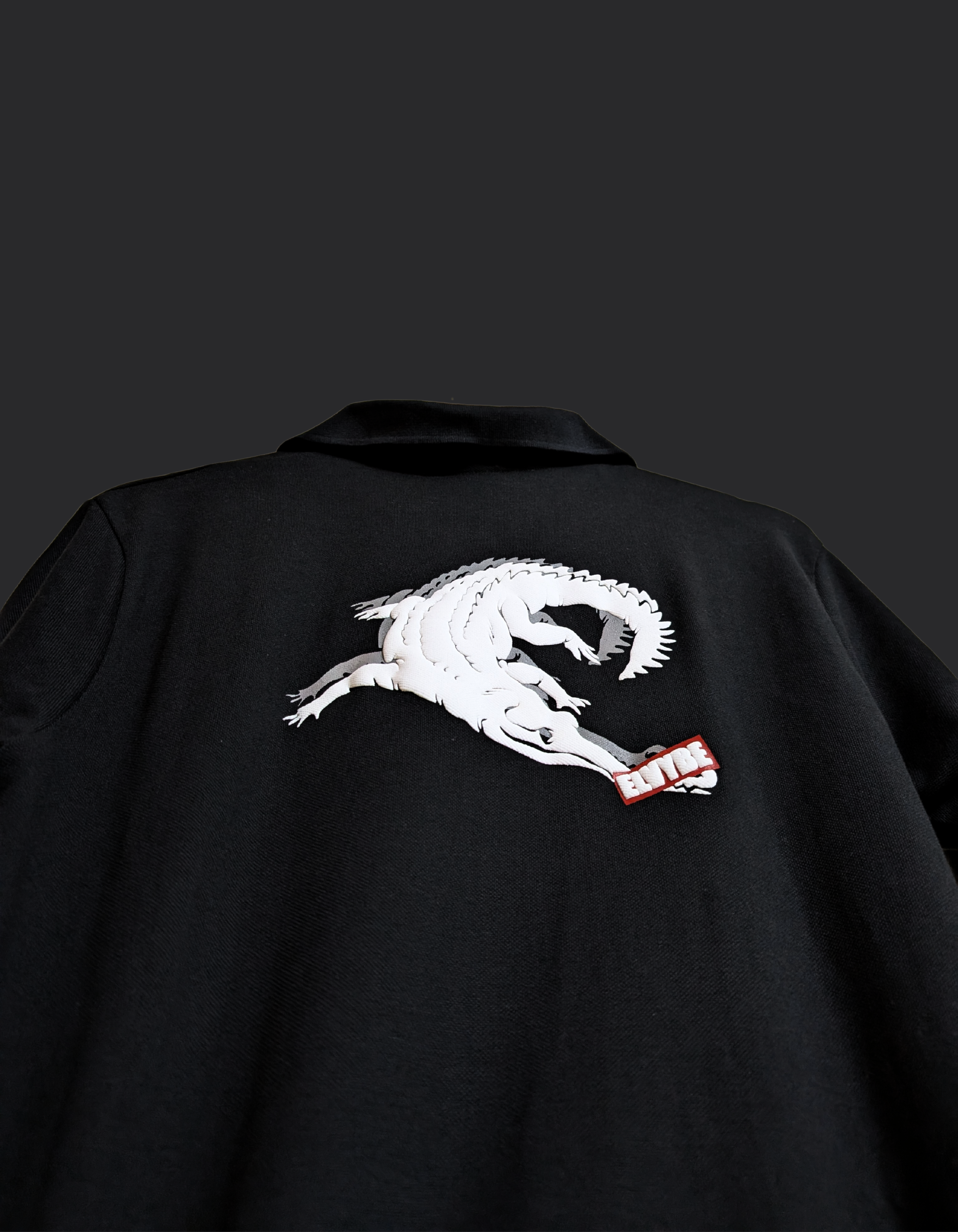 Polo zipper black