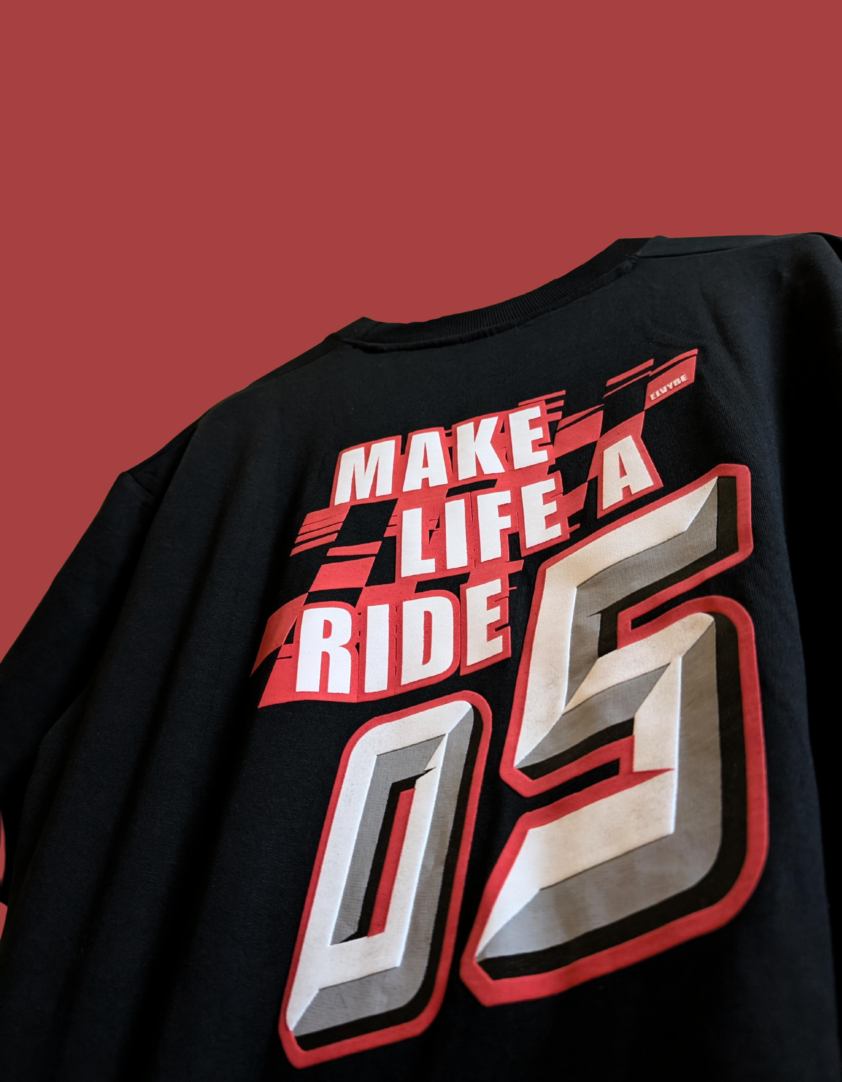 Black drive oversize t shirt