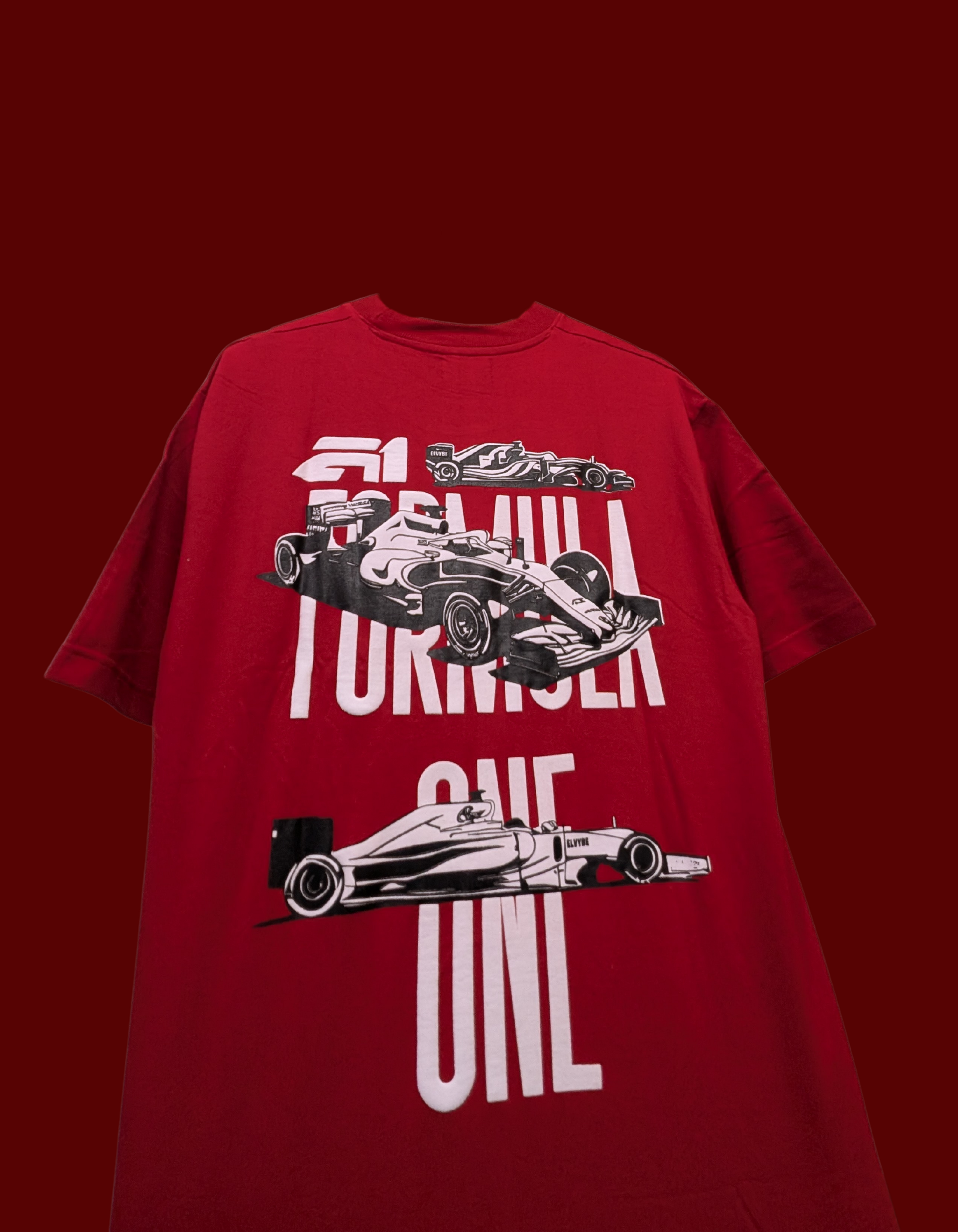 F1 RED OVERSIZE T SHIRT
