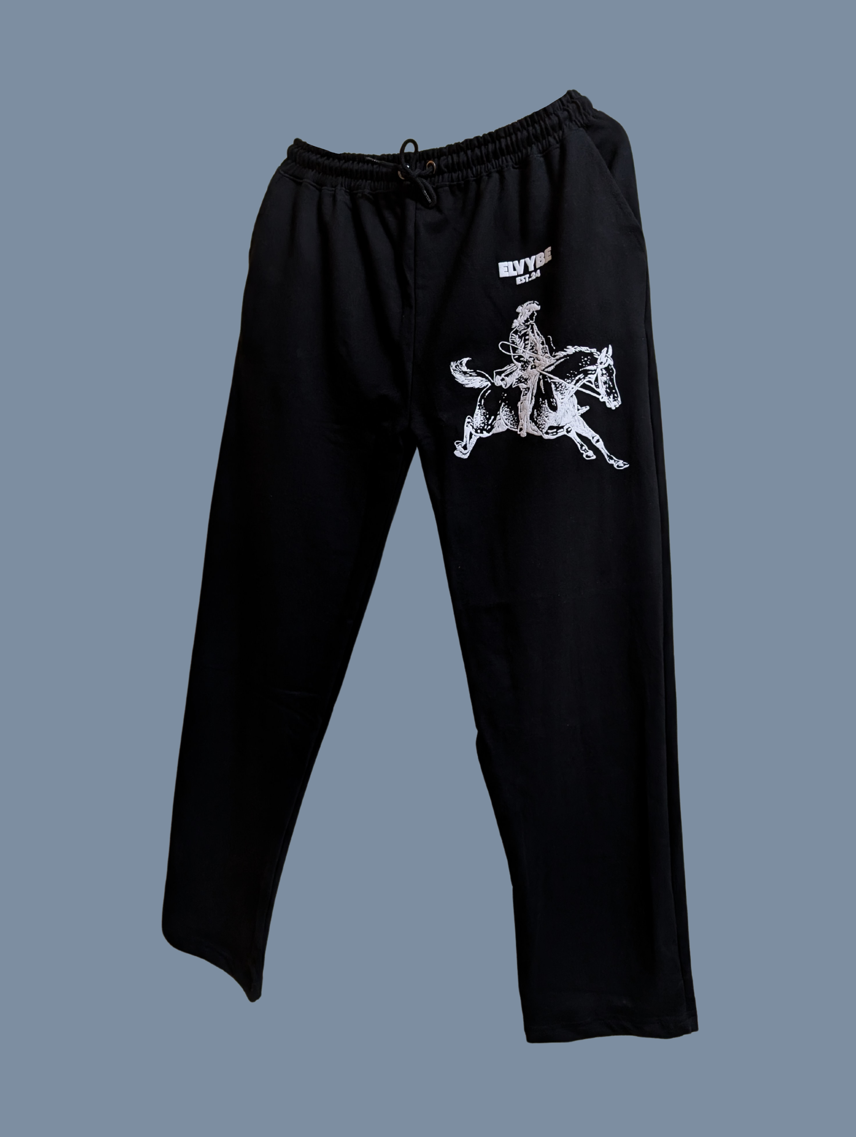 BLACK TRACKPANT ELVYBE