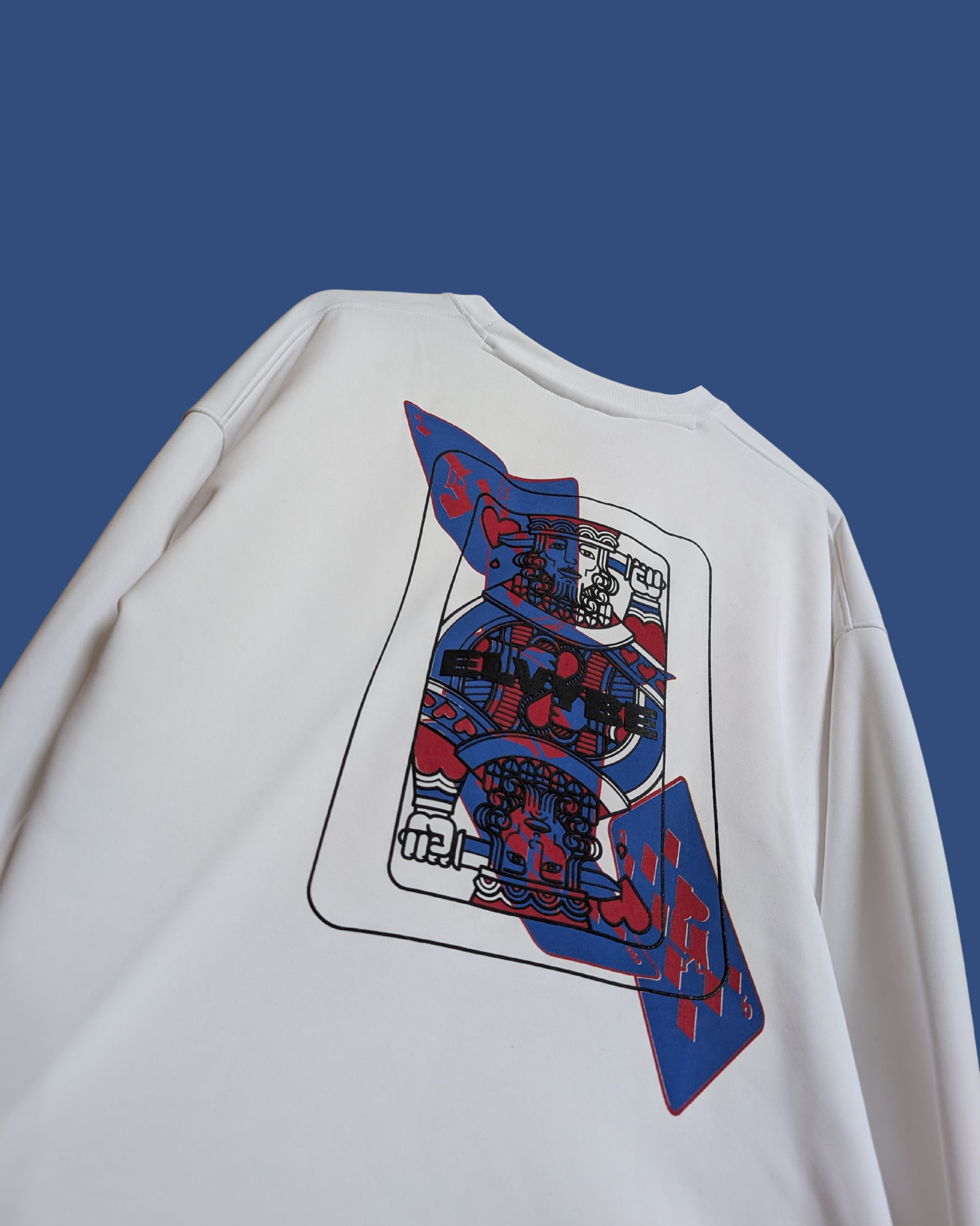 WHITE PLAYOFF SWEATSHIRT ELVYBE