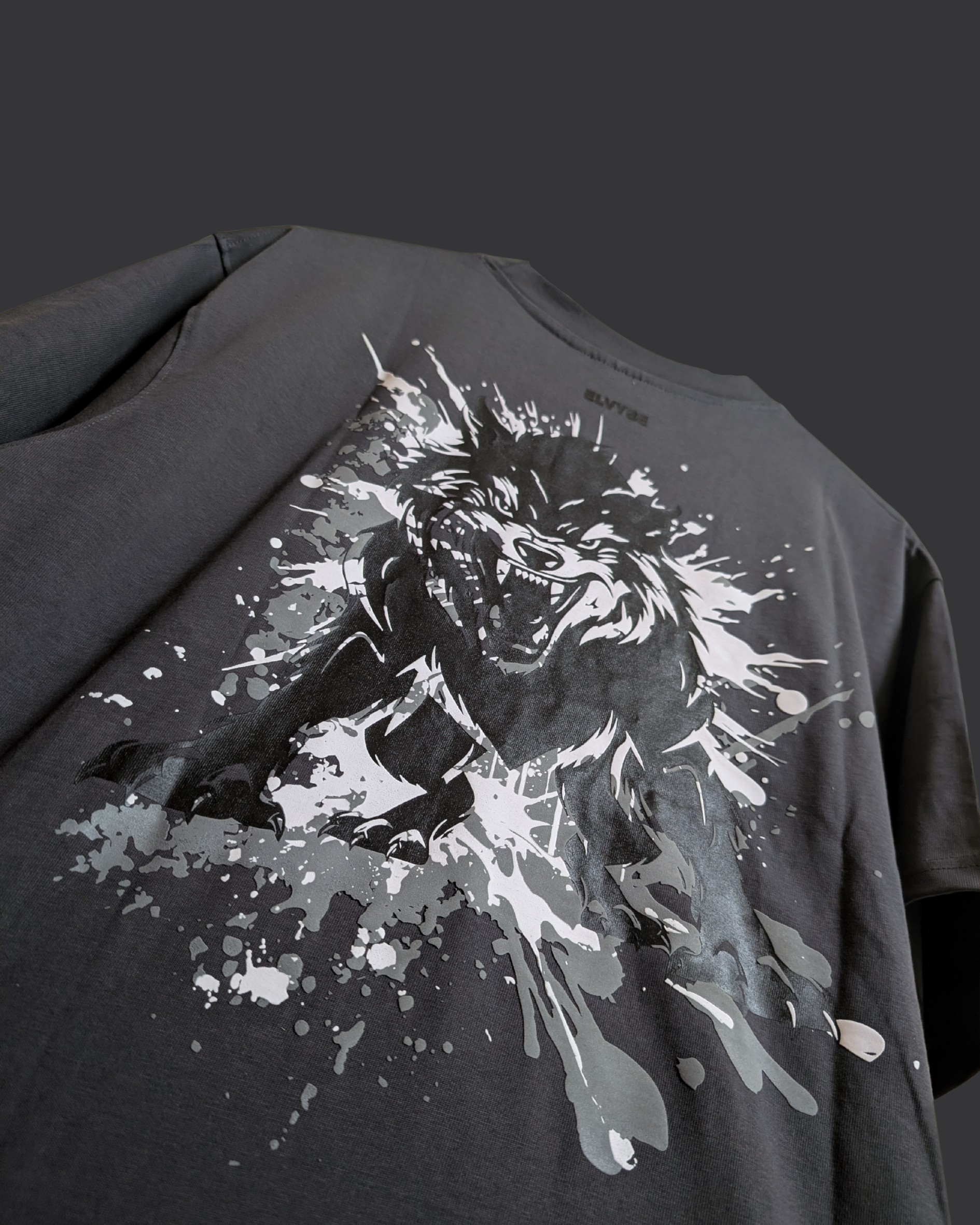 WAY WOLF oversize t shirt