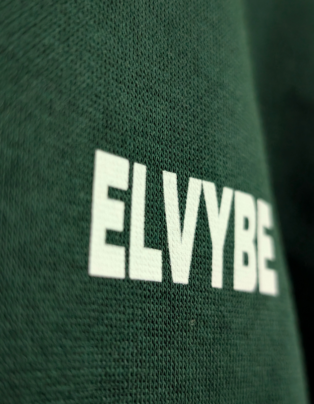 OLIVE GREEN HOODIE ESSENTIAL ELVYBE