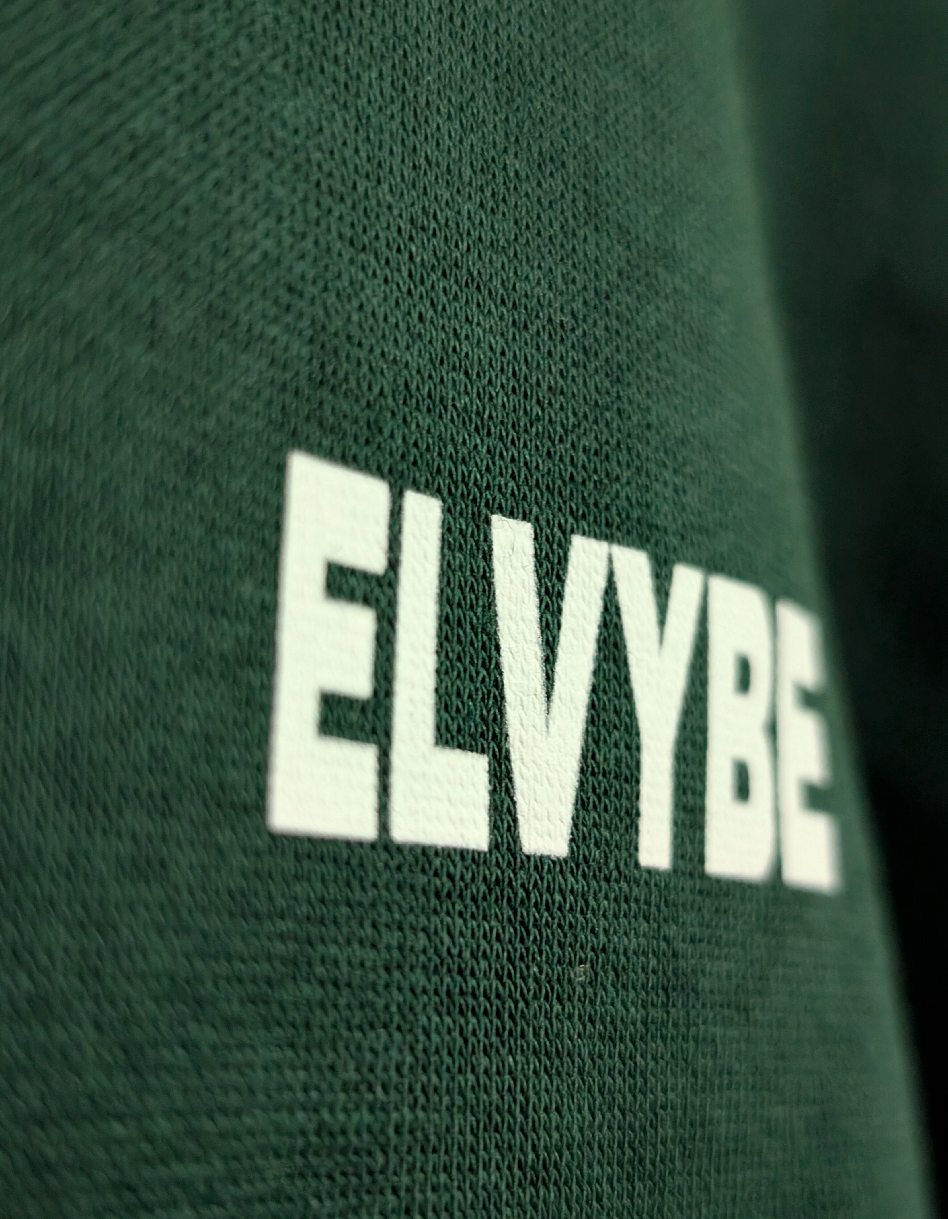 OLIVE GREEN HOODIE ESSENTIAL ELVYBE