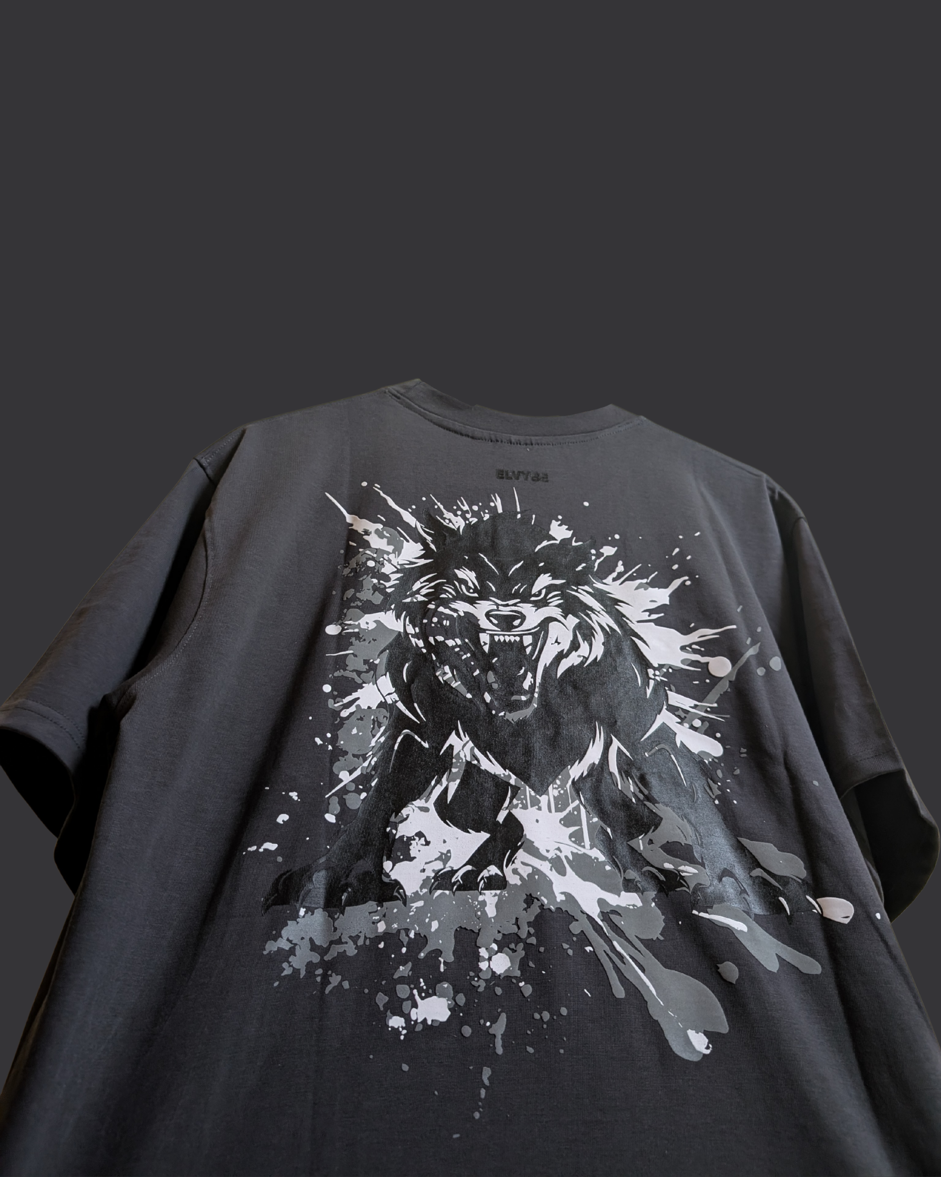 WAY WOLF oversize t shirt