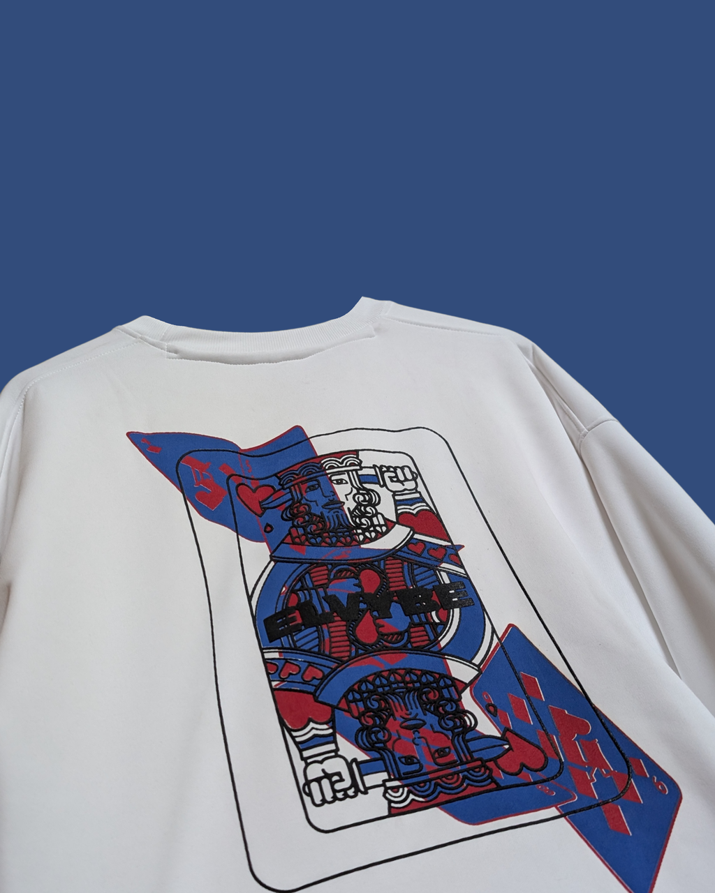WHITE PLAYOFF SWEATSHIRT ELVYBE