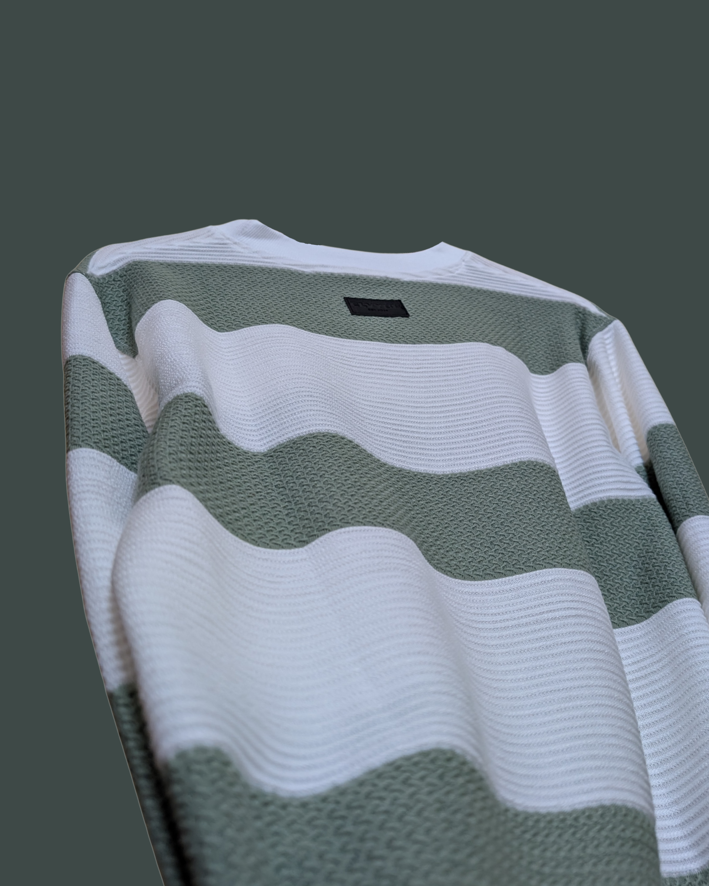 GREEN KNIT FULL SLEEVE ELVYBE